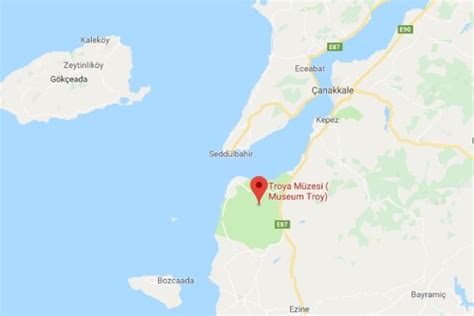 troy in turkey location.